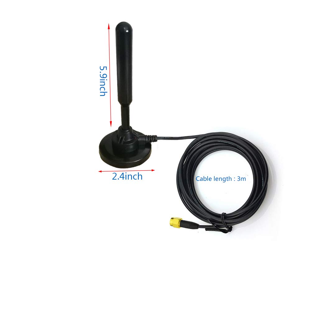 Antena Con Base Magnetica Metalica Con Goma Opek | Cuotas Sin Interés - 9