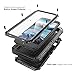 Ricele iPhone 7 Case Waterproof with Built-in Screen Full Body Protection, Shockproof Heavy Duty Hybrid Tough Rugged Armor Metal Phone Case for Outdoor