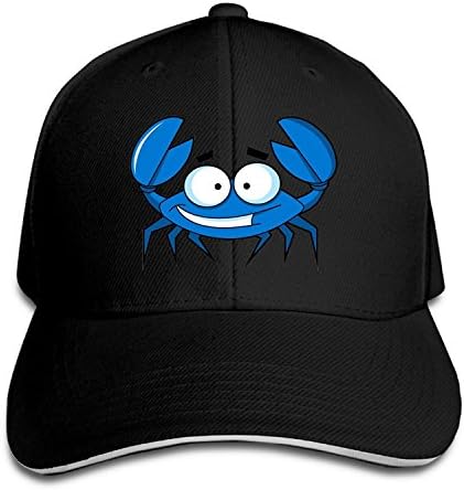 Cute Blue Crab Clipart Men Sandwich Baseball Hats