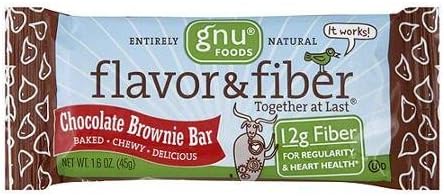 GNU FOODS FIBER LOVE,CHOC BROWNIE, 1.6 OZ by Gnu Foods