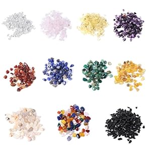 Lunji, ghiaia naturale decorativa per acquario, 100 g, 11 scelta (giallo)