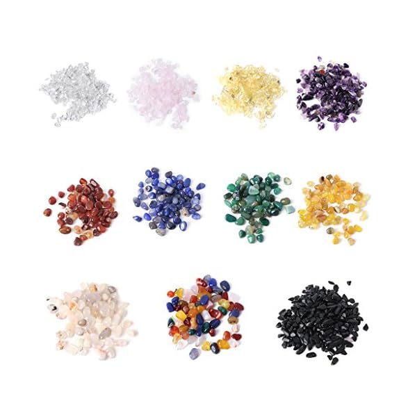 Lunji, ghiaia naturale decorativa per acquario, 100 g, 11 scelta (giallo)