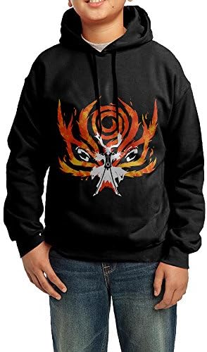 BObiulo Popular Animation Naruto Kurama Youth Hooded Sweatshirt