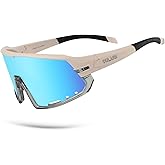 OULAIQI Cycling Glasses Baseball Sunglasses for Men Women UV400 Protection for Running Softball Volleyball Sports Sunglasses