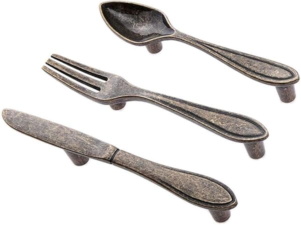 fbshop (TM) Set von 3 hochwertige Zink Legierung Moderne Küche Schrank