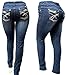 Hailey BE Dark Blue HIGH Waist Women's Plus Size Denim Jeans Skinny Leg 14-22 (18)