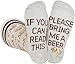 Saucey Socks If You Can Read This Please Bring Me Beer Socks, Men Women, Luxury Cotton, Great Gift (Medium, Beer - Cheers)