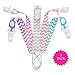 Pacifier Clip - 5 Pack | Best Universal Pacifier Holder Set for Girl/boy, Teething Ring, Drool Bibs | Perfect Baby Shower Gift
