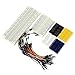 6PCS Solderless Breadboard Kit with Jumper Wires(75PCS M/M),1 X 830 ties,1 X 400 ties,4 x Mini 170 ties Prototyping Boards,75PCS M/M Wires for Arduino Experiment Prototype Shield