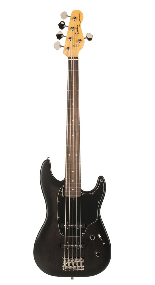 Godin Guitars 036011 Shifter Classic 5String Black Burst Semi Gloss Rosewood Neck Bass Guitar