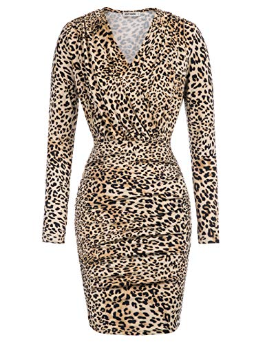 51gKpO0f%2BML GRACE KARIN Mujer Vestido Ajustado Color Sólido Elegante Sexy con Cuello V GRACE KARIN Mujer Vestido Ajustado Color Sólido Elegante Sexy con Cuello V