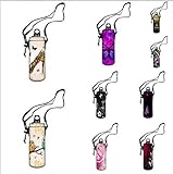 750 Milliliter Adjustable Neoprene Sport WaterBottle Case Cover Sleeve Bag Wide Mouth Insulated Pouch Holder With Shoulder Strap