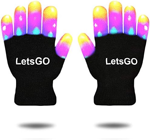 Easony Cool Flashing LED Light Gloves – Best Gifts