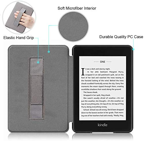 SCSVPN Case for Kindle 10th Generation - 2019 Release(Model No.: J9G29R) - Slim Premium PU Leather Smart 6‘’ Cover with Hand Strap, Auto Sleep/Wake - [NOT Fit Kindle Paperwhite or Kindle Oasis]