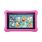 Fire Kids Edition Tablet, 7" Display, 16 GB, Pink Kid-Proof Case