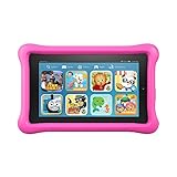 Fire Kids Edition Tablet, 7" Display, 16 GB, Pink Kid-Proof Case