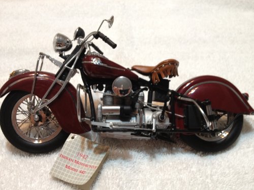 Franklin Mint Precision Model - 1942 Indian Motorcycle Model 442 - 1/10 Scale