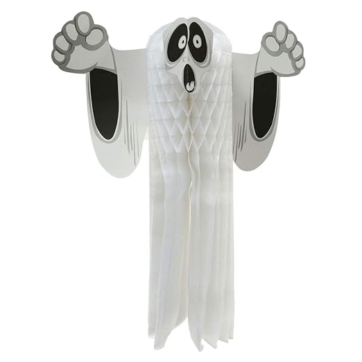 SOLMORE 3D Ghost Spooky Creepy Paper Hanging Door Hanger Halloween Party Props Decor 2