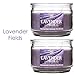 Hosley Set of 2 Lavender Fields Highly Scented, 2 Wick, 10 Oz wax, Jar Candle. Ideal votive GIFT for Party Favor, Bridal, Wedding Spa Reiki, Meditation, Bathroom settings
