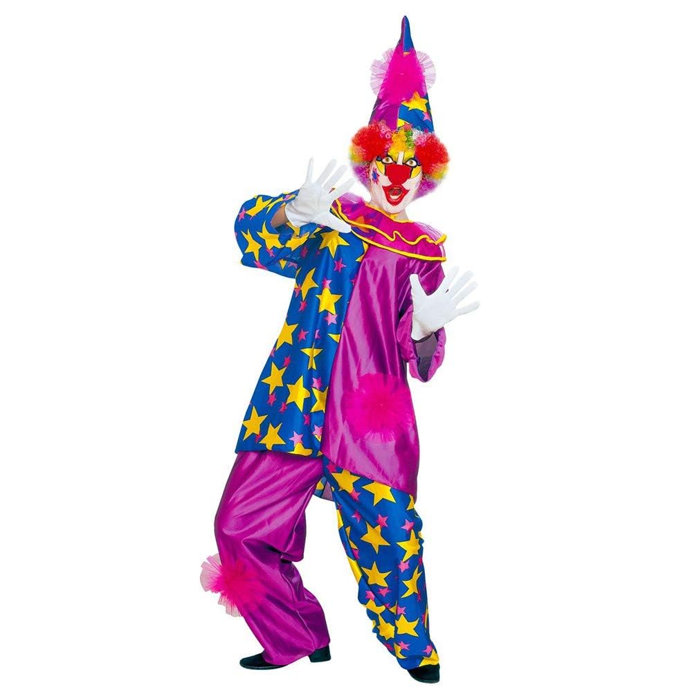 Mens Star Clown Costume Small UK 38/40" for Circus Fancy Dress