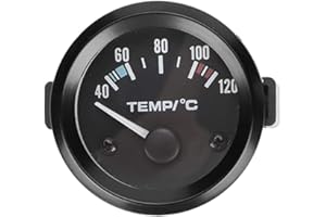 Aramox Water Temperature Gauge,2inch 52mm Universal Car Truck LED Digital Water Temperature Meter Instrument Tool