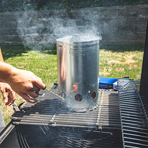 KINGSFORD Heavy Duty Deluxe Charcoal Chimney Starter BBQ Chimney
