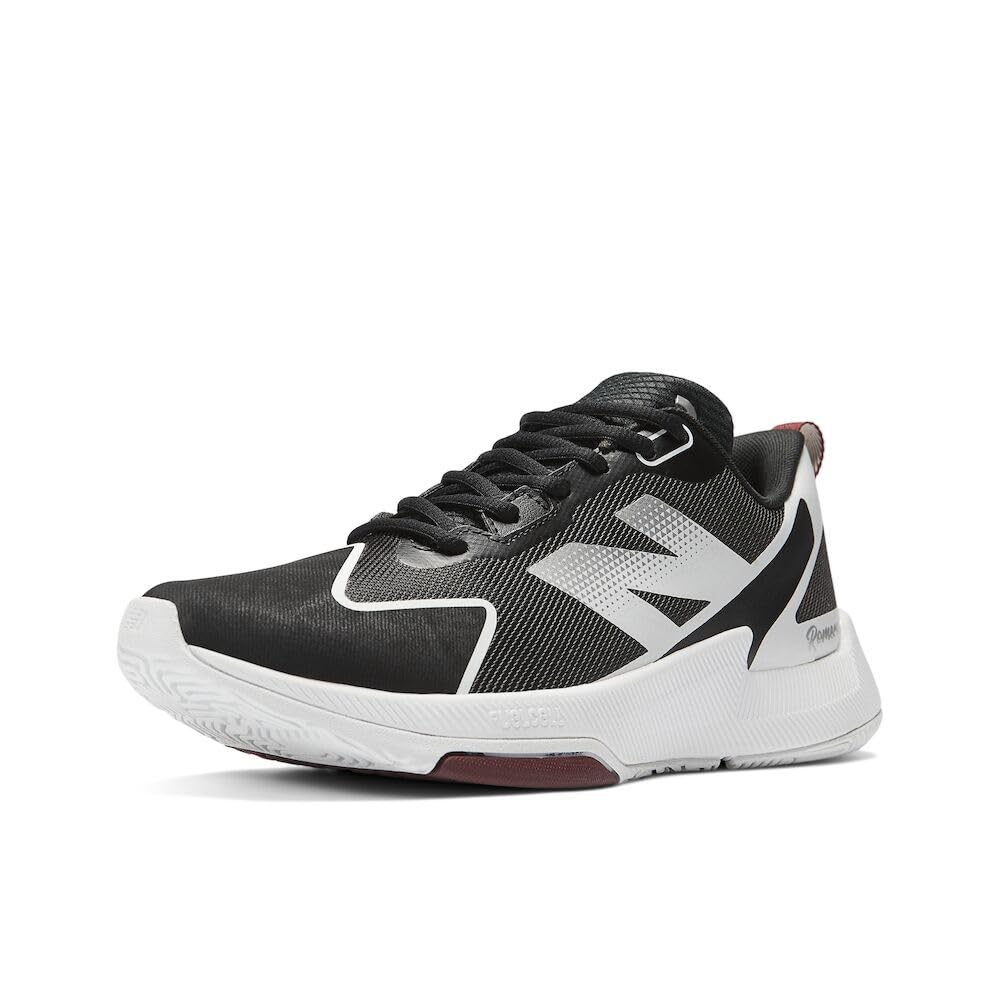New Balance Women’s FuelCell Romero Duo V2 Trainer Softball Shoe, Black/White, 7 M