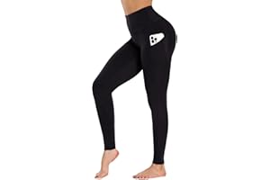 GAYHAY High Waist Yoga Pants with Pockets, Leggings for Women Tummy Control Compression Workout Leggings for Women