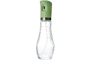 JECOMPRIS Press Type Glass Oil Spray Bottle Refillable for Kitchen Cooking and Vinegar Dispensing