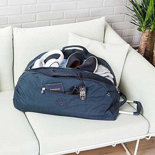 Kipling Devin On Wheels Carry On Duffle, BLUE bleu, One Size Pricepulse