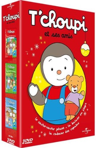 T'choupi - Coffret - Le Cache-Cache Géant + La Ballade En Forêt + La Cabane Des Copains
