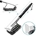 HollyGrill Safe Grill Brush and Scraper | Heavy Duty 18'' BBQ Brush with Stiff Bristles | No Pieces Come Off | 100% Rust Resistant Stainless Steel Barbecue Brush | Great Weber Grill Accessories Gift