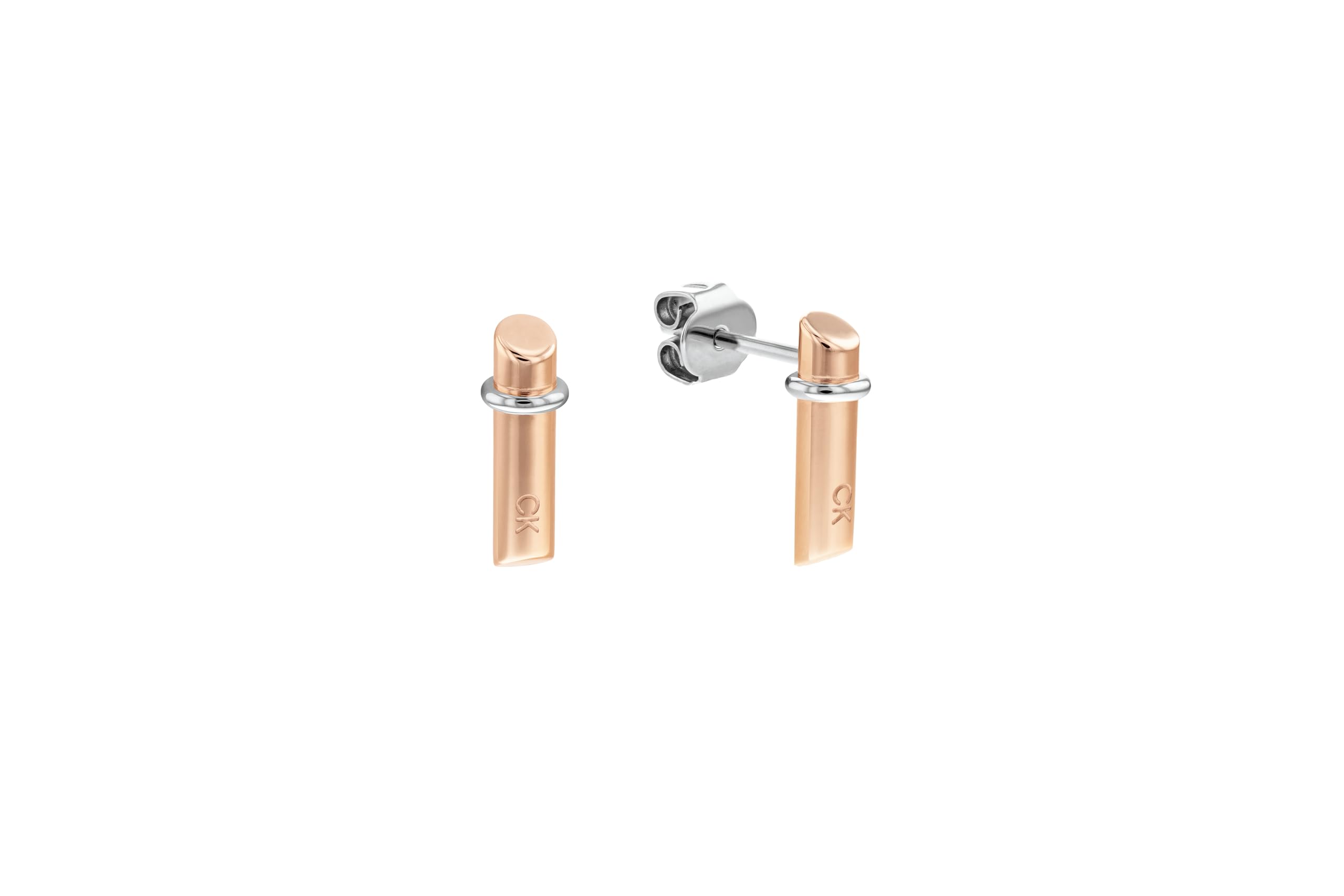 Calvin Klein Stud Earrings for Women's ELONGATED LINEAR Collection in Stainless steel