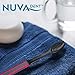 Nuva Dent Ultra Soft Bristle Charcoal Toothbrushes - Gentle, Slim Brush Head, Medium Tip - Clean Plaque, Whiten Teeth - Works w/Activated Charcoal Toothpaste or Teeth Whitening Products, 8 Pack Black