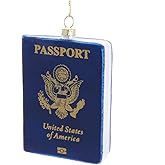 Glass Passport Ornament