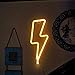 Lightning Bolt Neon Signs,Creative LED Lightning Decor Light Neon Sign,Wall Decor for Home,Birthday Party,Kids Room, Living Room,Wedding Party Decor (Warm White)