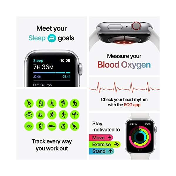 Apple-Watch-Series-6-GPS-Cellular-40mm-PRODUCTRED-Aluminium-Case-with-PRODUCTRED-Sport-Band-Regular Apple Watch Series 6 (GPS + Cellular, 40mm) - Gold Stainless Steel Case with Deep Navy Sport Band