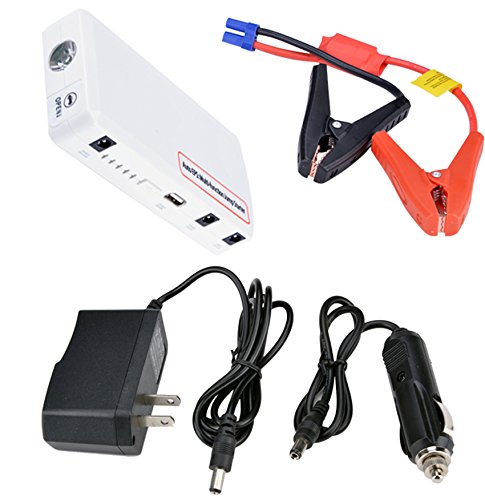 COOCHEER 400A Peak 15000mAh Portable Car Jump Starter Phone Power Bank(up to 4.0L Gas, 2.0L Diesel Engines), with 5V USB Charging port, 12V/19V Laptop Charging, Emergency Flashlight