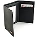 alpine swiss Men's RFID Blocking Trifold Wallet Genuine Leather, Black, One Size