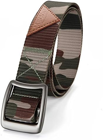 Macloff Camouflage Sturdy Nylon Military Tactical Webbing Men Buckle Belt