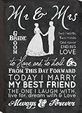 Mr & Mrs Mini Print 6 X 4.3