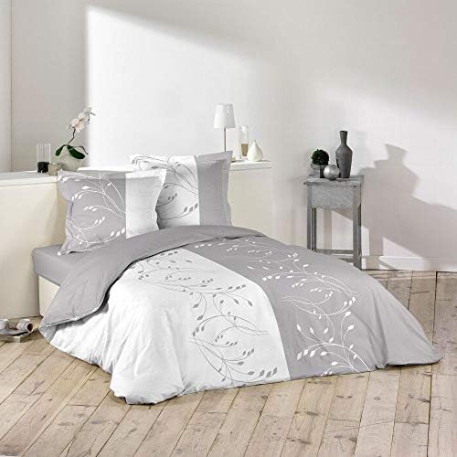 240 x 220 cm Duvet Cover + Pillowcases – Escada Black