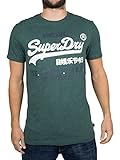 Superdry Men's Shop Duo Graphic T-Shirt, Green, Medium