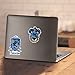 Popfunk Harry Potter Ravenclaw Logo Adult Halloween Costume T Shirt & Stickers (Large) Black