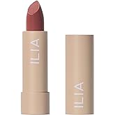 ILIA - Color Block Lipstick | Non-Toxic, Vegan, Cruelty-Free, Hydrating + Long Lasting, No Budge Color with Full Coverage (Wild Rose (Mauve With Neutral Undertones), 0.14 oz | 4 g)