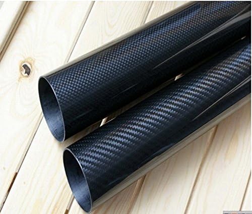 WHABEST Glossy 18MM OD x 16MM ID x 1000MM 100% Roll 3k Carbon Fiber Tube / Tubing Shaft,Quadcopter arm Helicopte