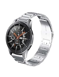 Kartice   Correa de repuesto para Samsung Galaxy Watch (1.811 in), 0.866 in, acero inoxidable sólido y metal, compatible con Samsung Galaxy Watch SM R800 (1.811 in).