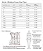 Alivila.Y Fashion Womens Sexy Vintage Underbust Waist Training Corset 2686A-Black-L