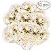 50pcs Gold Confetti Balloons, 12 Inch Latex Party Balloons with Golden Paper Confetti Dots for Wedding Engagement Party Decorations.