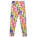 Jxstar Big Girl's Pants Cartoon Animal Print Trousers Cat Pattern Ankle Length Basic Leggings Thin Cat 150